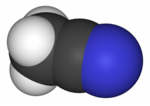 
Acetonitril molecule.
